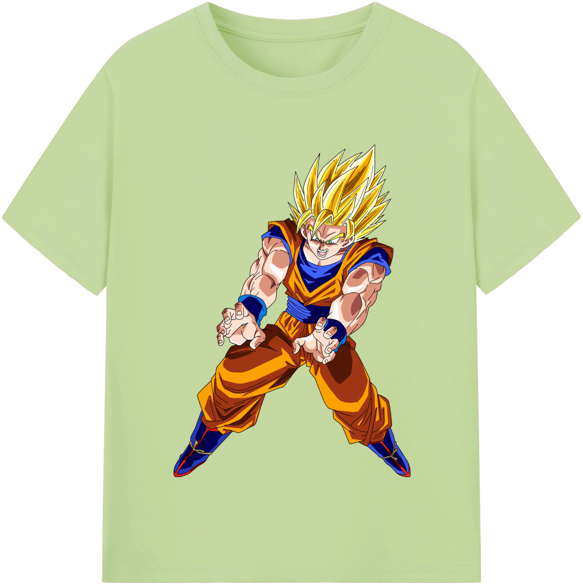 （画像用） ドラゴンボール 孫悟空（そん ごくう）Son Goku カカロット DRAGON BALL Kakarotto 綿100％半袖Tシャツ（フロントプリント）